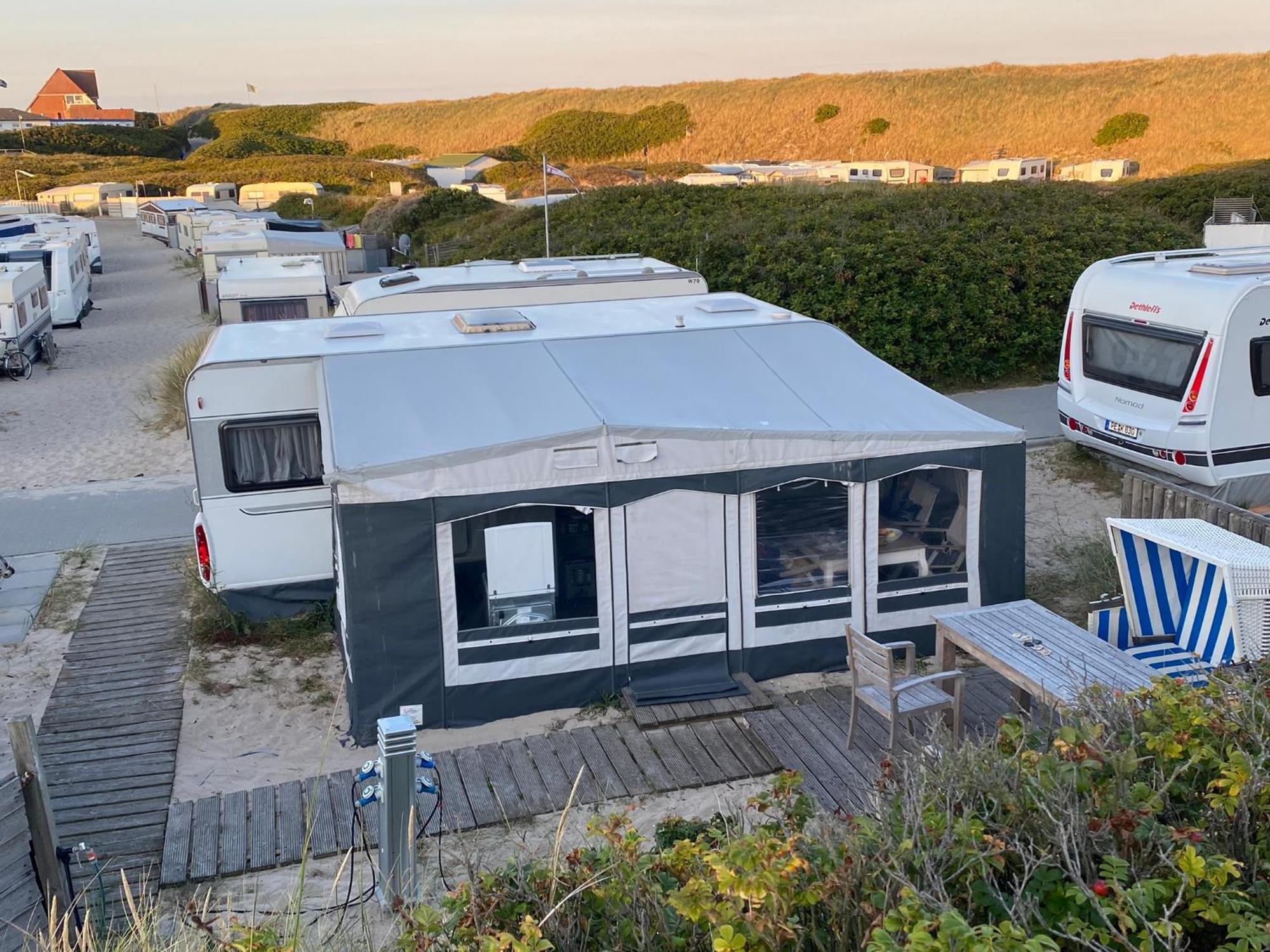 Wohnwagenvermietung Hörnum / Sylt Exterior foto