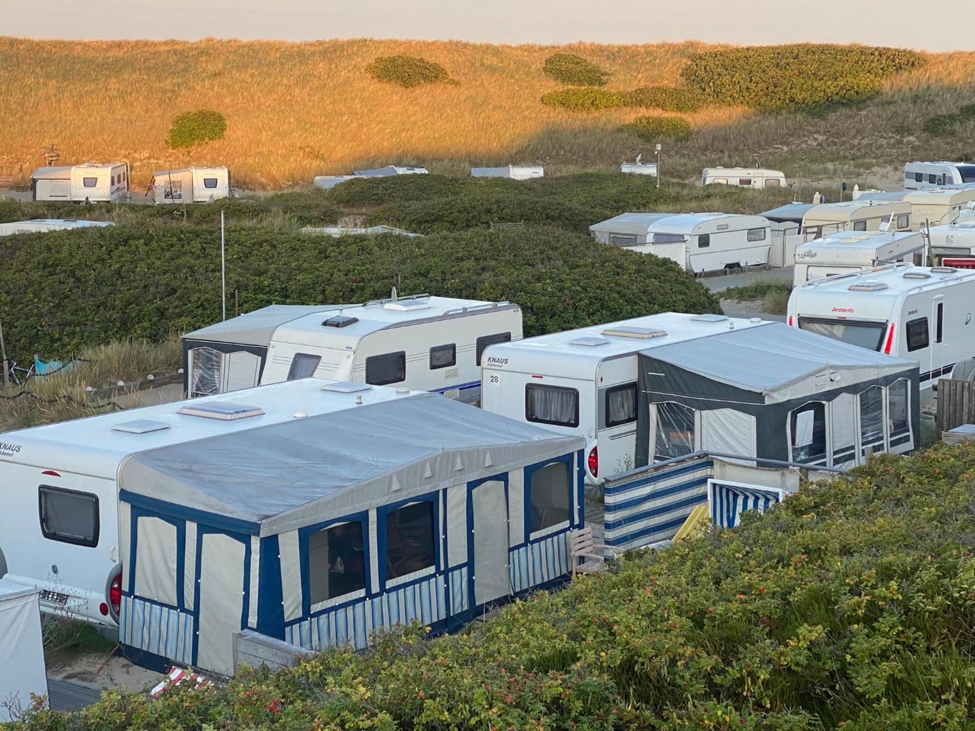 Wohnwagenvermietung Hörnum / Sylt Exterior foto